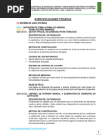 11.1.2 Esp. Tec. Sistema de Agua Potable