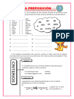 La Preposición-5to Grado