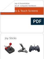 Joy Sticks & Touch Screens