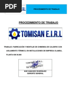 Procedimiento Tomisan - Chimenea