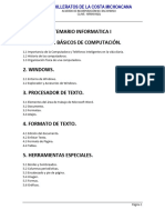 Temario Informatica 1