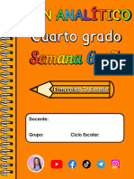 ? 4° S6-S7 - PLAN ANALÍTICO ? Esmeralda Te Enseña ?