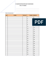 Daftar Hadir Ekstrakurikuler