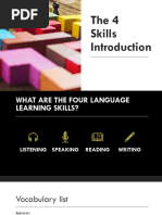 THE FOUR SKILLS Introduction