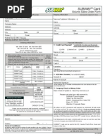 Subway Card Order Form