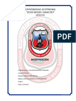 Derecho: Investigación