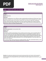 Trinity GESE Grade 1-3 Sample Exam Marks and Rationales