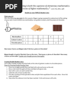 Double Number Line Activity