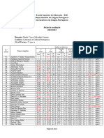 Escola Superior de Educação - ESE Departamento de Língua Portuguesa Licenciatura em Língua Portuguesa