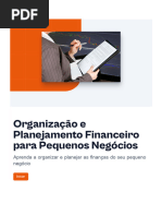 Organizacao e Planejamento Financeiro para Pequenos Negocios