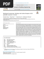 Mechanical Anisotropy, Rheology and Carbon Footprint of 3D