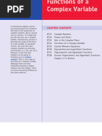 Functions of A Complex Variable