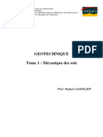 Géotechnique - Théorie - ToME 1 - Mécanique Des Sols