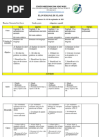 Planificación 11 Al 15 de Septiembre 2023 Quinto Grado