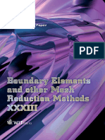 Boundary Elements and Other Mesh Reduction Methods XXXIII (Wit Transactions On Modelling and Simulation) by C. A. Brebbia, V. Popov