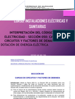 Clase N°05 - Interpretación Del Código Nacional de Electricidad - Sección 050 Cargas de Circuitos y Factores de Demanda.