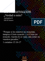 Apologética II: La Resurrección