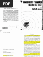 Cambio Político y Económico en La América Latina de C.W. Anderson