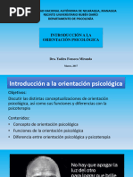 Introducción A La Orientación Psicológica