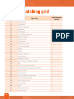 Cambridge IGCSE EssentialBiology SyllabusMatchingGrid