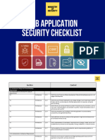 Web Application Security Checklist 1685278378