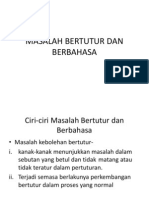 Masalah Bertutur Dan Berbahasa