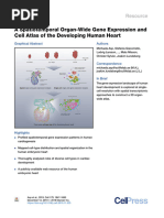 A Spatiotemporal Organ-Wide Gene Expression and Cell Atlas of The Developing Human Heart