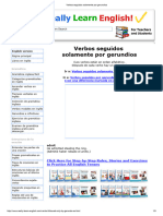 Verbos Seguidos Solamente Por Gerundios