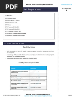 Edexcel IGCSE Chemistry Edexcel IGCSE Chemistry 2.7.1 Solubility Rules SaveMyExams