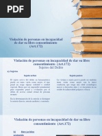 SEMANA 10 Violación de Personas en Incapacidad, Violacion de Menor de Edad, Delitos Contra El Pudor