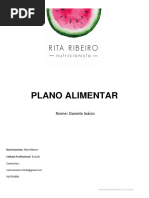 PLANO ALIMENTAR - Daniela Inácio