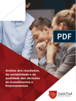 Análise Dos Resultados, Da Rentabilidade e Da Qualidade Das Decisões de Investimentos e Financiamentos