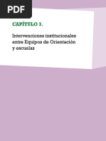 Intervenciones Institucionales Entre Equipos de Orientación y Escuelas