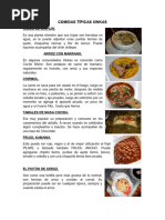 15 Comidas Tipicas Xinkas