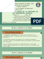 2.8 La Fuerza de La Identidad en Los Movimientos Sociales