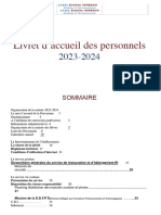 Livret D'accueil 23 24