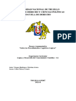 Vásquez Rodríguez - Ensayo de Procedimientos de Cognición Lógica