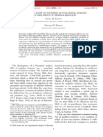 NATURE AND SCOPE OF SYNTHESIS IN FUNCTIONAL ANALYSIS AND TREATMENT OF PROBLEM BEHAVIOR Slaton2018