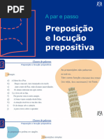 Preposição e Locução Prepositiva