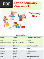 Cleaning Day - Past Simple - Unit 3 Lesson 4