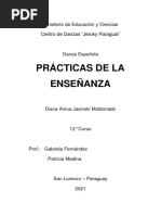 Prácticas Danza Española