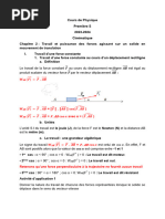 Cours Travail Et Puissance Première S