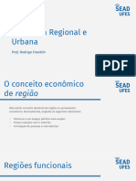 Aula 3 - Dinâmica Regional No Brasil