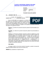 Modelo de Escrito Conteniendo Transacción Sobre Responsabilidad Civil Proveniente Del Delito