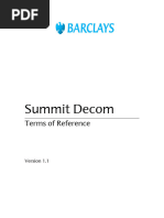 Terms of Reference - Summit Decom v1.1