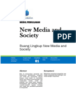 Modul Perkuliahan New Media and Society