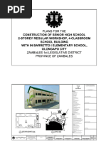 Typical Plan For Construction of 2 STOREY Regular Workshop, 4 CLASSROOM SHS