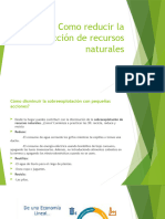 Como Reducir La Extracción de Recursos Naturales