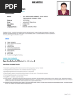 Purbasha Upadhyaya New Updated Resume