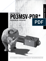 P03MSV PDR Pressure ReducingRelieving Valve Form 1013019 Rev. 12 19